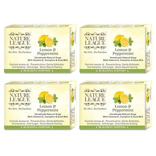 Lemon&Peppermint Natural Cooling Soap-400Grams